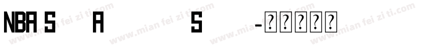 NBA San Antonio Spurs字体转换